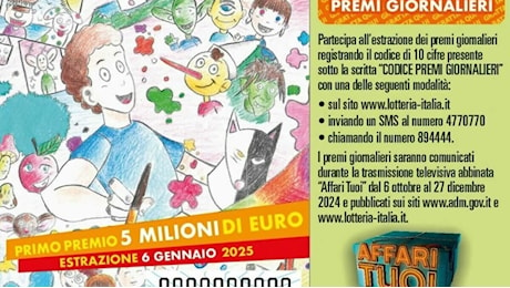 Lotteria Italia 2024 2025, tutti i biglietti vincenti: l'elenco dei premi