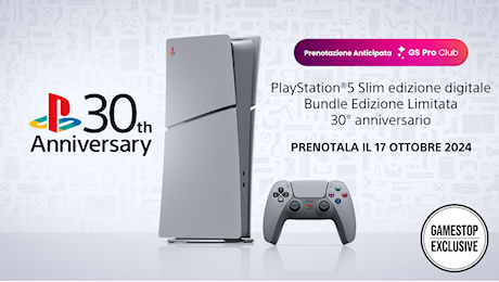 PlayStation 5 Digital Edition – 30th Anniversary Limited Edition arriva da GameStop