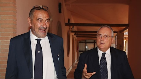 Lotito tra Sarri, Tudor e Baroni: Ora tutti uniti con il nostro allenatore