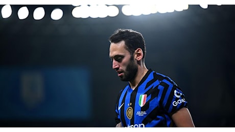 Nessuna lesione muscolare SERper Calhanoglu, ma salta Inter-Venezia per una elongazione agli adduttori: out anche Correa