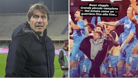 Conte scosso per la morte del piccolo tifoso del Napoli Daniele «adottato» dalla squadra. La dedica di Stellini