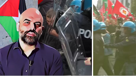 Esplode la violenza pro-Pal: “Spara a Meloni”. Saviano dici nulla?