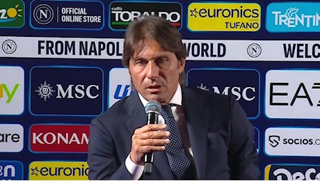 Conte accende il pubblico alla presentazione: 'Il Napoli deve essere una meta non una squadra di passaggio'