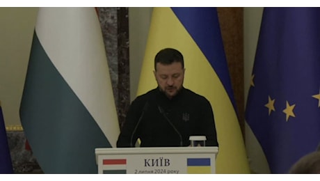 IL VIDEO. Zelensky a Orban: l'Ucraina ha bisogno di una pace giusta