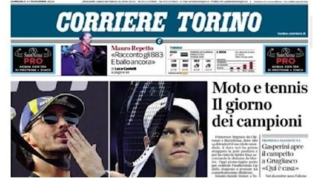 Corriere di Torino titola: Gasperini apre il campetto a Grugliasco