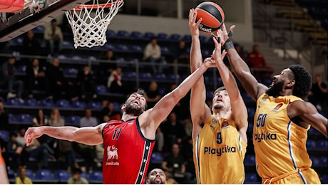 Basket Eurolega: l'Olimpia travolge il Maccabi, netta vittoria a Belgrado