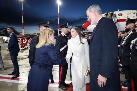 Re Felipe E Letizia Di Spagna In Italia Per Visita Di Stato, Il ...