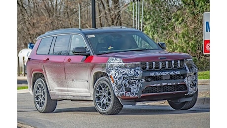 Jeep Grand Cherokee: il restyling anticipato da teaser e foto spia