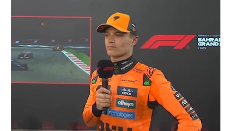 Norris dopo il GP Bahrain 2025: 'Ho commesso tanti errori, sono deluso'. VIDEO