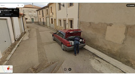 Killer scoperto grazie a Google Maps: il Lupo di Tajueco fotografato mentre carica un cadavere nell'auto