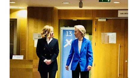 Nuovo colloquio telefonico tra Ursula von der Leyen e Giorgia Meloni