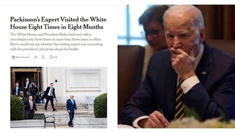 Il New York Times rivela: Un neurologo alla Casa Bianca 8 volte in 4 mesi