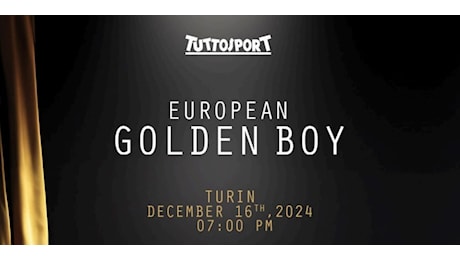 È la notte dei Golden Boy Awards 2024! Guarda l'evento in streaming, inizio ore 19.00