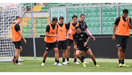 Il Palermo si prepara per il Napoli: il report ufficiale dell’allenamento odierno