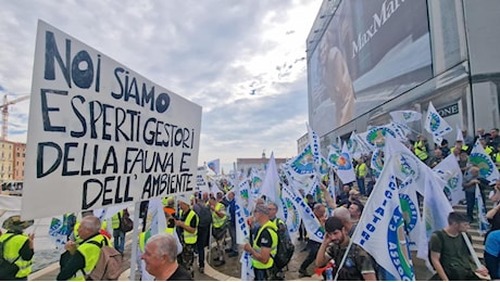 Cacciatori in marcia a Venezia: sbloccate la stagione venatoria