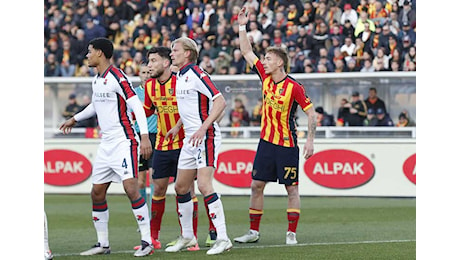 Le pagelle dei giallorossi in Lecce – Genoa: bene Pierret e Coulibaly, Dorgu vivace