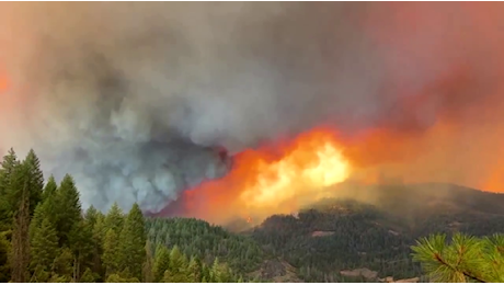 California, megaincendio sta devastando 50.000 ettari di bosco