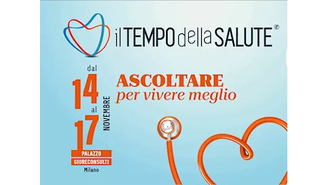 Il Tempo della Salute: dal 14 al 17 novembre