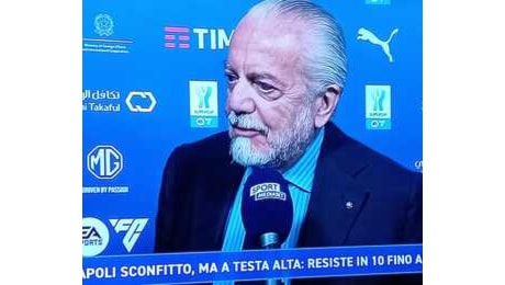 Aurelio De Laurentiis ha parlato a Sky del futuro di Kvaratskhelia: 'È importante rispettare il volere dei giocatori, che devono rispettare anche i nostri investimenti'