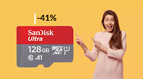 MicroSD SanDisk 128GB: oggi costa davvero un NIENTE (17€)