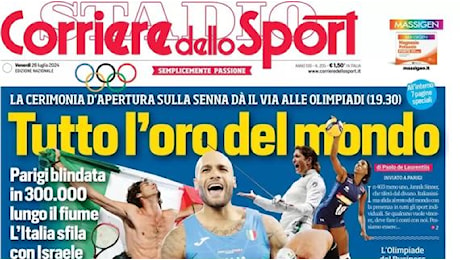 Koop-Todibo-Sancho, Il Corriere dello Sport apre: Il Triplete di Thiago Motta alla Juve