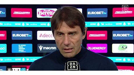 Conte: “Grande risposta della squadra, subìto un gol casuale. All’intervallo…