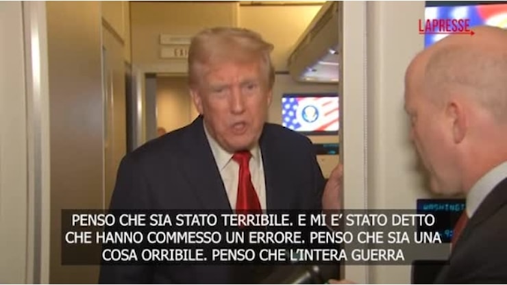 Trump sul bombardamento russo a Sumy: «Terribile, ma mi hanno detto che si è trattato di un errore» - Corriere della Sera Trump sul bombardamento russo a Sumy: «Terribile, ma mi hanno detto che si è trattato di un errore» - Corriere della Sera