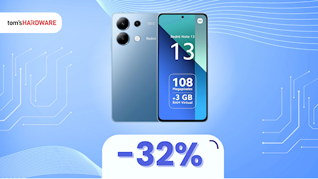 Xiaomi Redmi Note 13, CHE PREZZO! Su Amazon risparmi il 33%