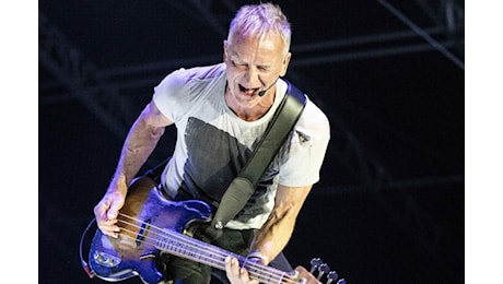 Sting in concerto in Italia nel 2025, tre i live