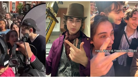 Timothée Chalamet si presenta alla gara dei suoi sosia: fan in delirio. Cosa è la moda dei look alike contest