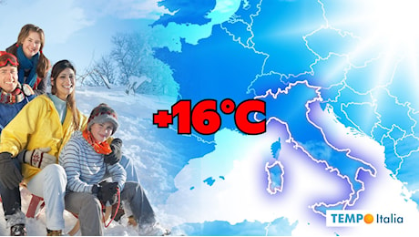 Meteo, Sbalzi Termici Natalizi: ben 16°C sopra la media! Vediamo dove