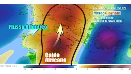 Meteo: prima ondata di caldo africano in arrivo, con sabbia del Sahara