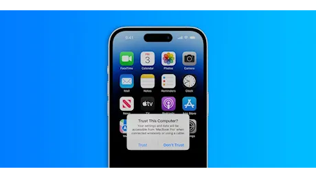 iOS 18.2: ora puoi autorizzare nuovi computer su iPhone e iPad tramite Face ID