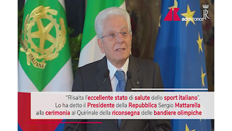 Parigi 2024, Mattarella: “Eccellente stato di salute dello sport italiano”