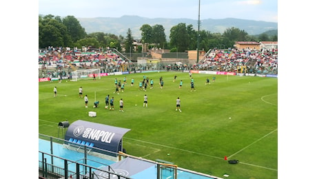 Napoli, allenamento a Castel di Sangro LIVE: partitella a metà campo, poker di Raspadori