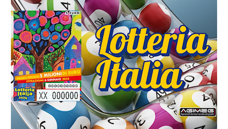 Lotteria Italia: primo premio a Somaglia (LO), a Valmadrera vinti 100mila euro