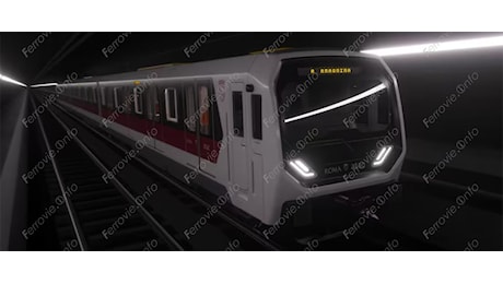Metro: Ecco i nuovi treni per la Metro di Roma
