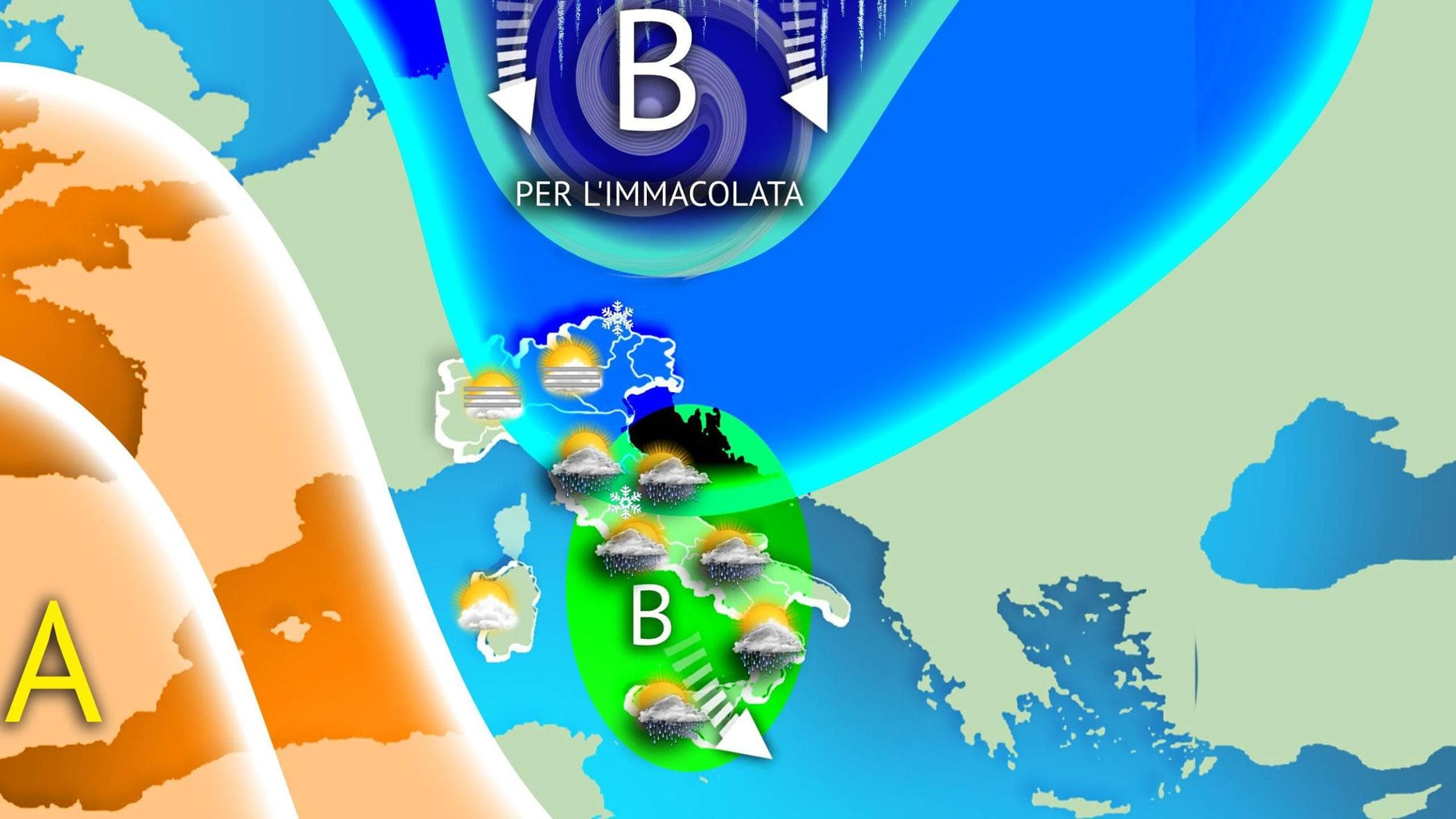 Quanto Durerà L'ondata Di Freddo, Neve E Vento In Arrivo All'Immacolata ...