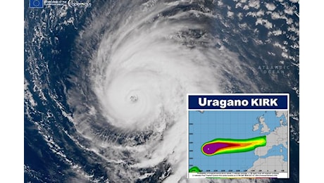 Meteo: Uragano Kirk in trasformazione, impatto tra poche ore in Europa, gli aggiornamenti per l'Italia