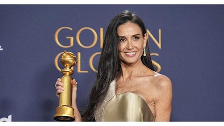 Cinema: Demi Moore ottiene il suo primo Golden Globe: «Pensavano fossi un'attrice da popcorn» | blue News