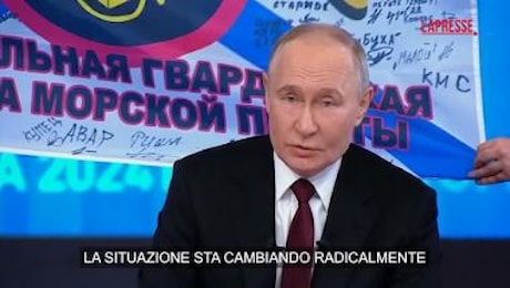 Ucraina, Putin: Stiamo conquistando chilometri quadrati di territorio ogni giorno