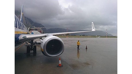 Maltempo a Palermo: blackout all’Aeroporto di Punta Raisi, voli dirottati