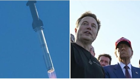 Trump vola in Texas e assiste con Musk al lancio del razzo Starship