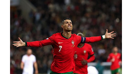 Ronaldo, numeri incredibili con il Portogallo e arriva un altro record