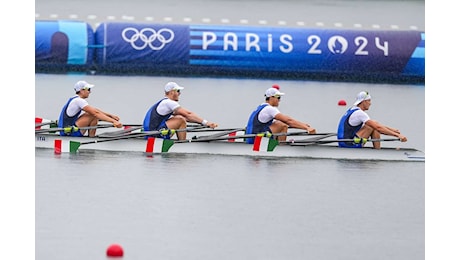 Parigi 2024, la dodicesima medaglia arriva dal canottaggio: il quattro di coppia è d'argento