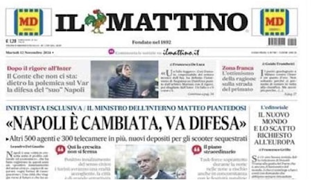 Il Mattino: Il Conte che non ci sta: dietro la polemica sul Var la difesa del 'suo' Napoli