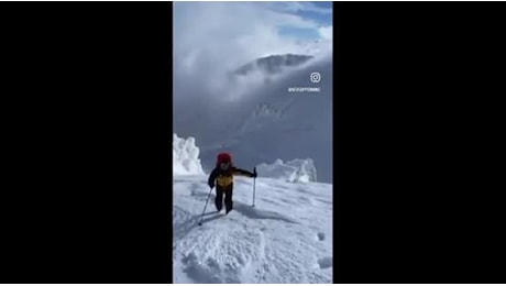 Alpinisti dispersi sul Gran Sasso, ecco il tentativo della Guardia di finanza di portare aiuto