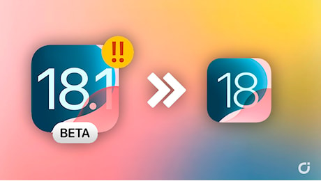 GUIDA al downgrade iSpazio: Come passare da iOS 18.1 beta ad iOS 18 finale