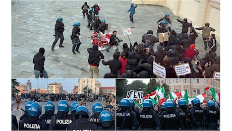 Bologna, scontri tra polizia e antagonisti: cercavano di raggiungere corteo CasaPound