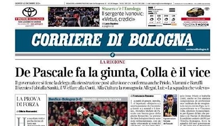 Benfica inchiodato, Corriere di Bologna : Storico pari a Lisbona, la Champions continua